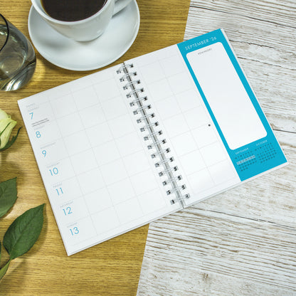 Organised Family (Geometric) Planner A5 Diary 2027