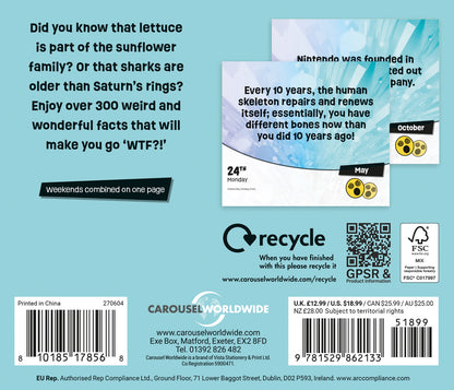 Weird True Facts (WTF) Box Calendar 2027