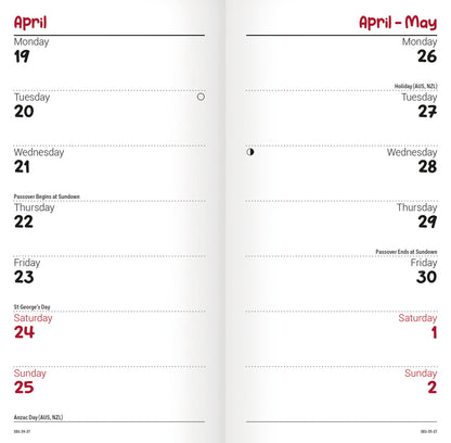 Border Collies Slim Diary 2027