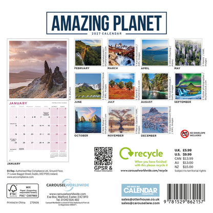 Amazing Planet Mini Calendar 2027