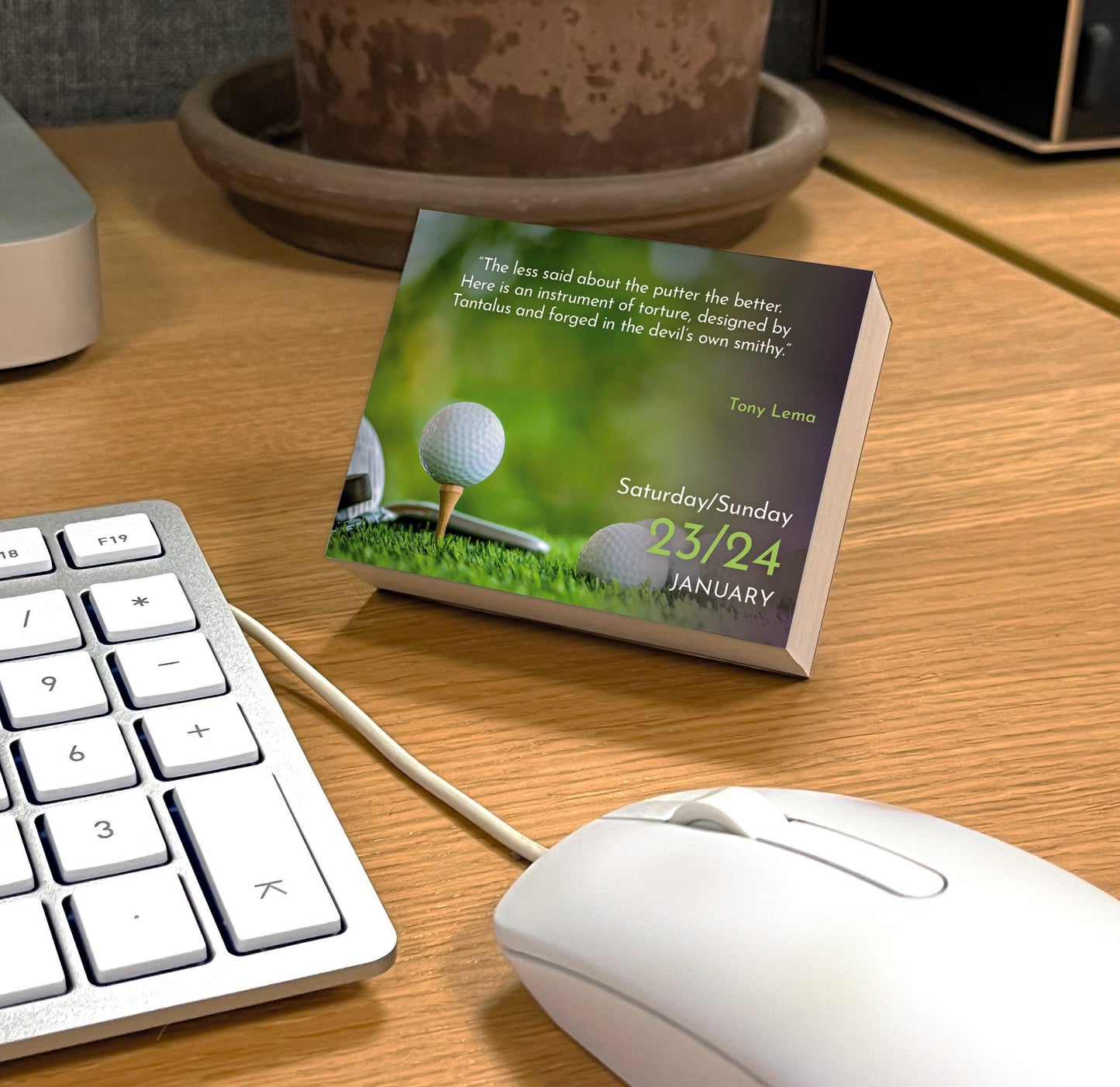Golf Quips Mini Box Calendar 2027