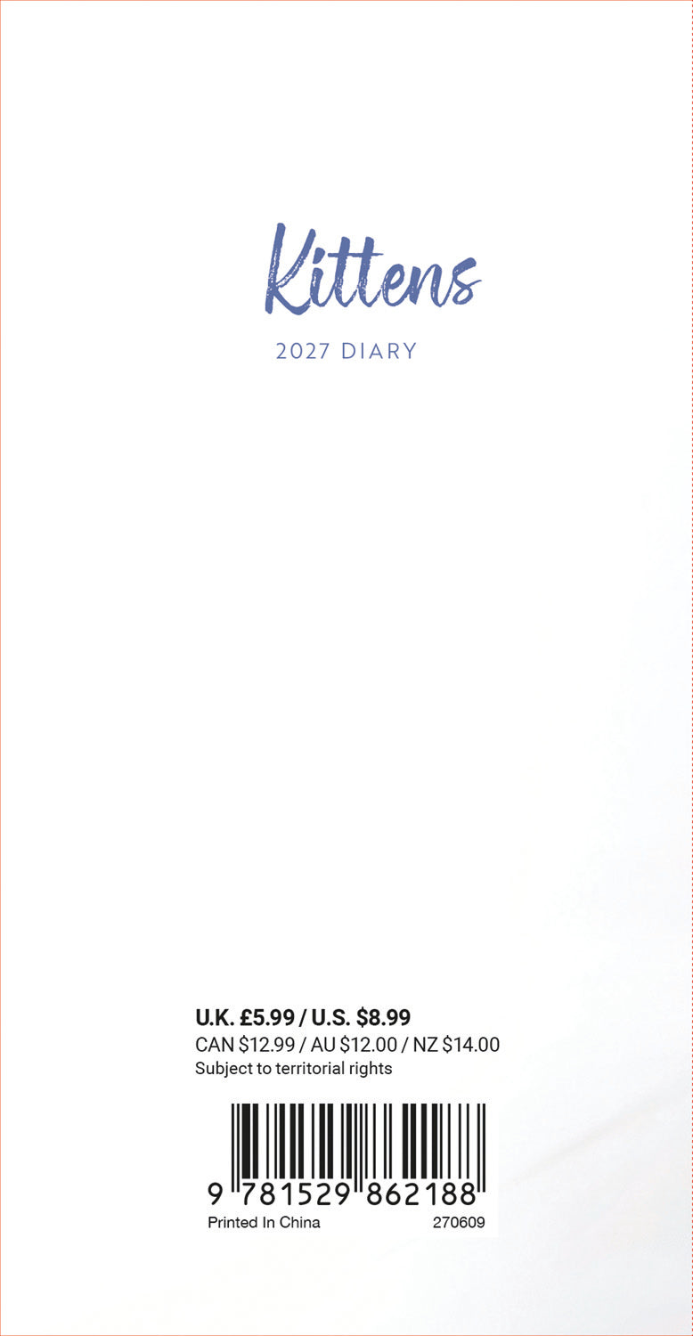 Kittens Slim Diary 2027
