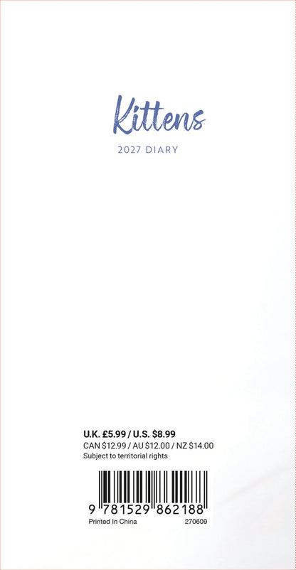 Kittens Slim Diary 2027