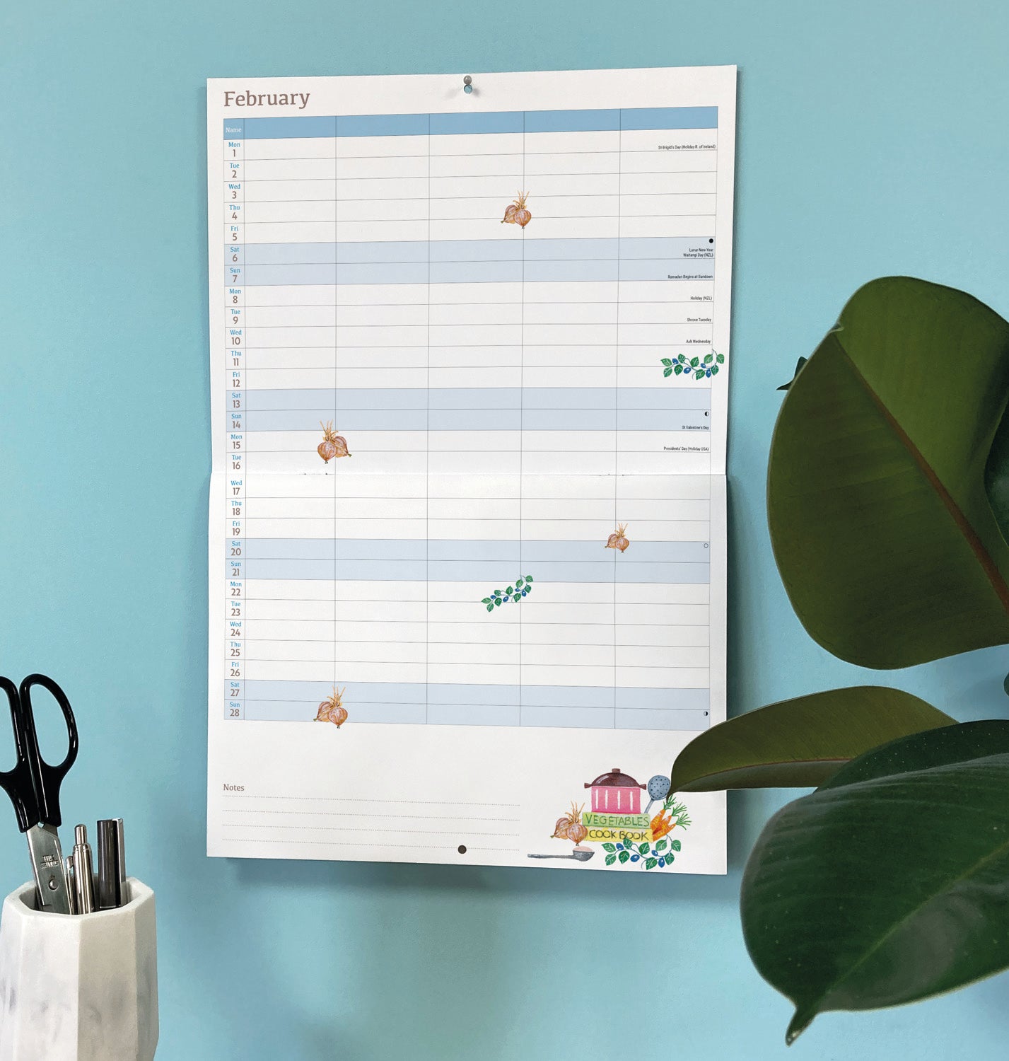Life in the Kitchen MTV Planner A4 Calendar 2027