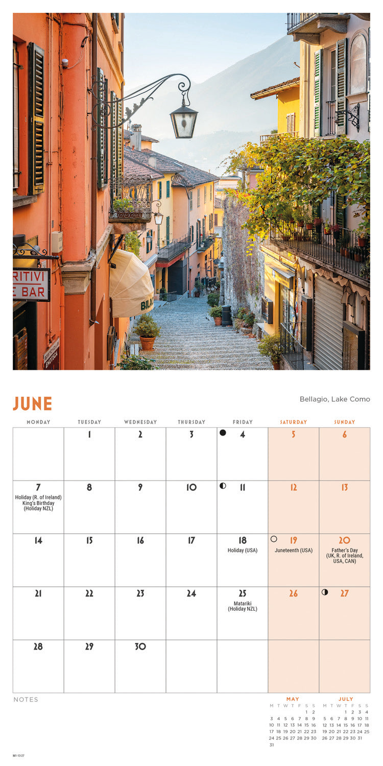 Italy Mini Calendar 2027