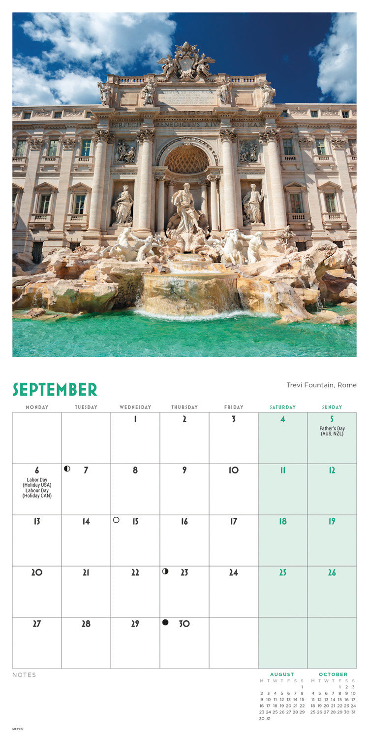 Italy Mini Calendar 2027