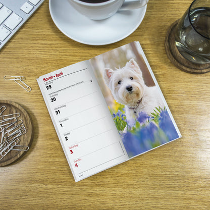 West Highland White Terriers Slim Diary 2027