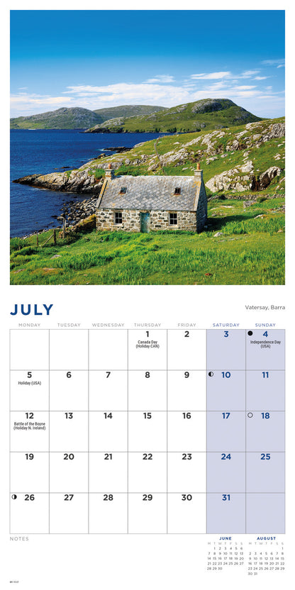 Scotland Mini Calendar 2027