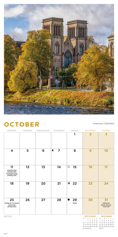 Scotland Mini Calendar 2027