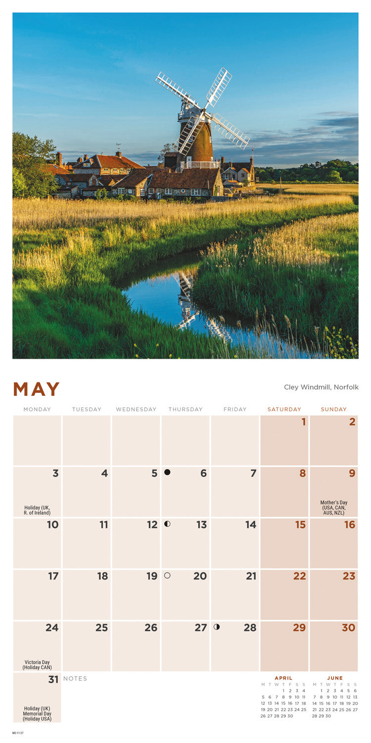 Britain Mini Calendar 2027