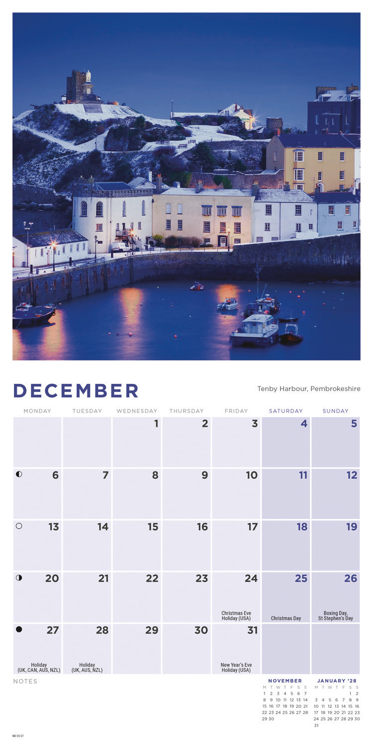Britain Mini Calendar 2027