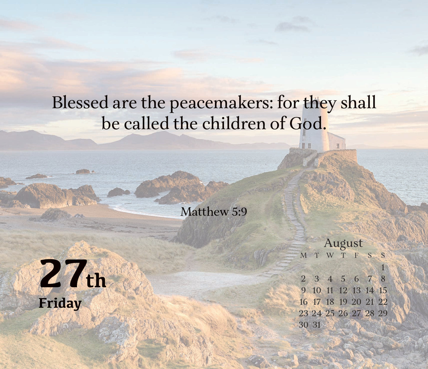 Bible Verses Box Calendar 2027