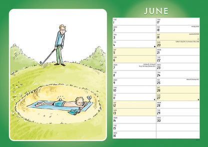Golf, Young At Heart A4 Calendar 2027