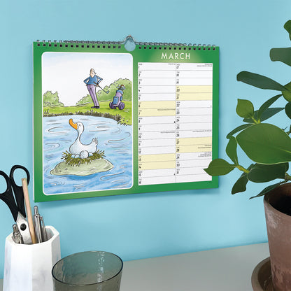 Golf, Young At Heart A4 Calendar 2027