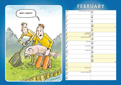 Fishing, Young At Heart A4 Calendar 2027