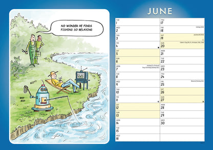 Fishing, Young At Heart A4 Calendar 2027