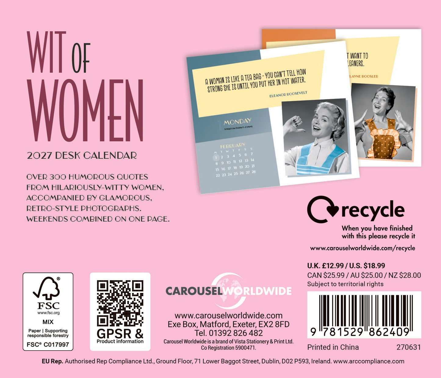 Wit of Women Box Calendar 2027