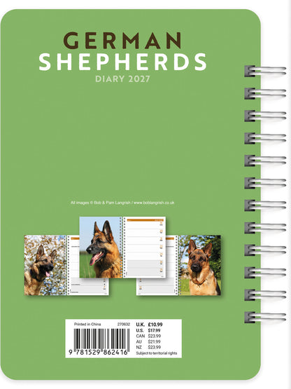 German Shepherds A5 Diary 2027