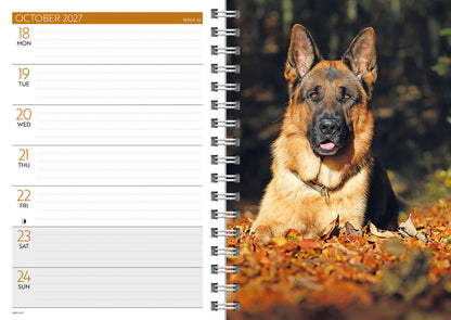 German Shepherds A5 Diary 2027