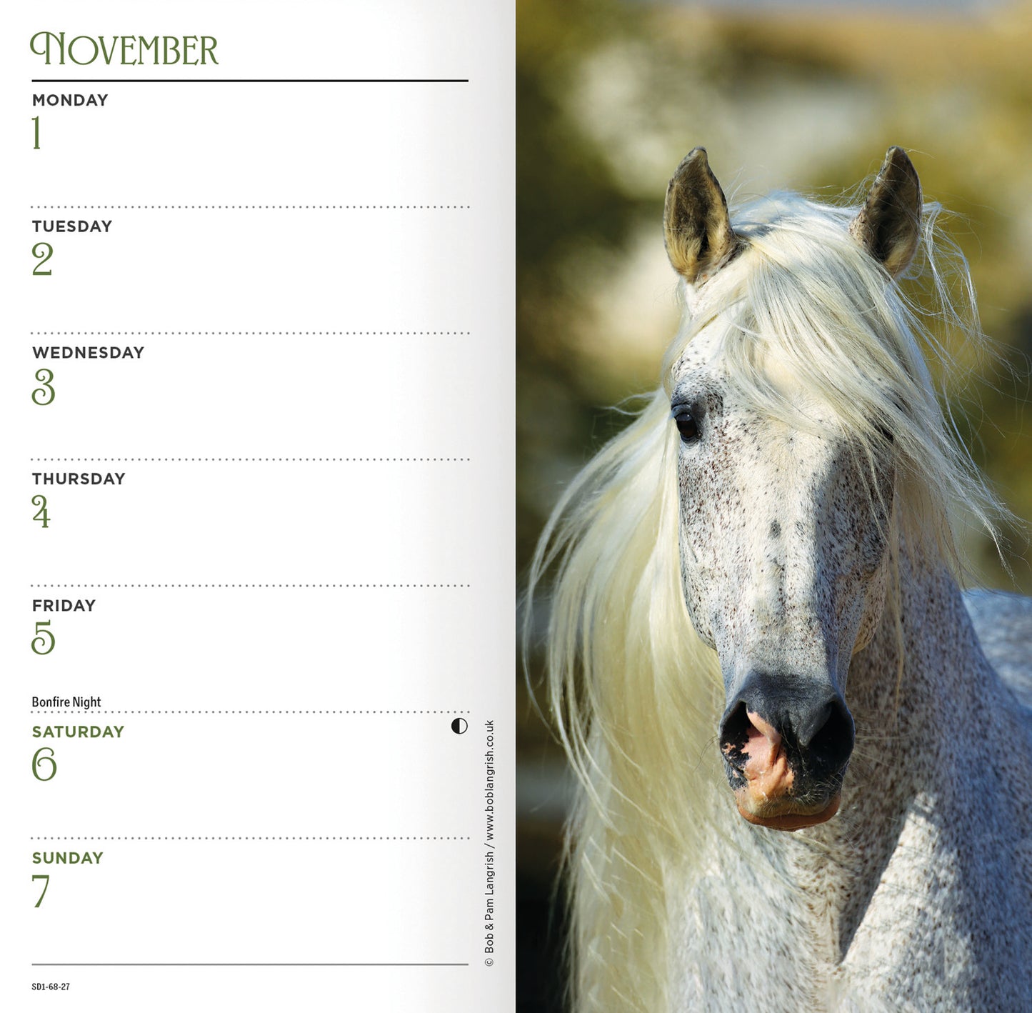 Horses Slim Diary 2027