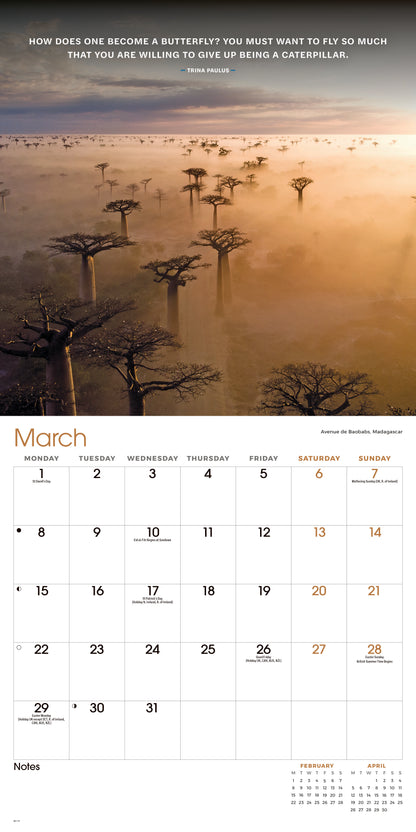Motivation Wall Calendar 2027