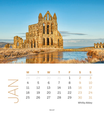 Yorkshire Mini Easel Calendar 2027