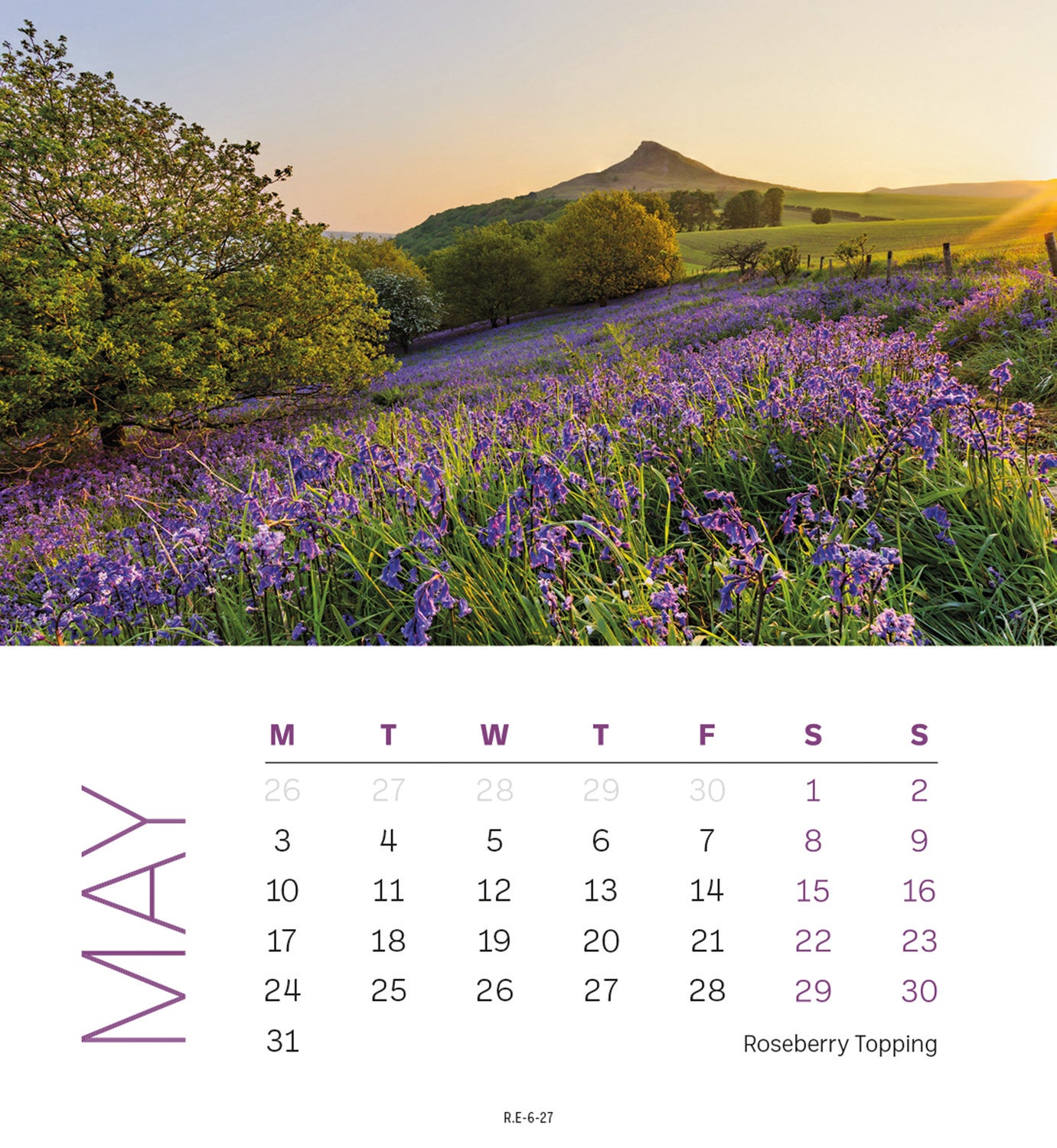 Yorkshire Mini Easel Calendar 2027