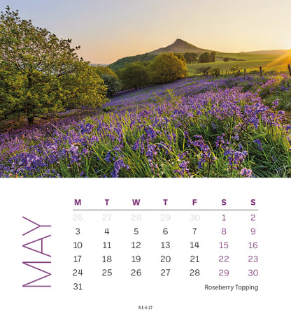 Yorkshire Mini Easel Calendar 2027