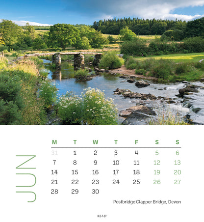 West Country Mini Easel Calendar 2027