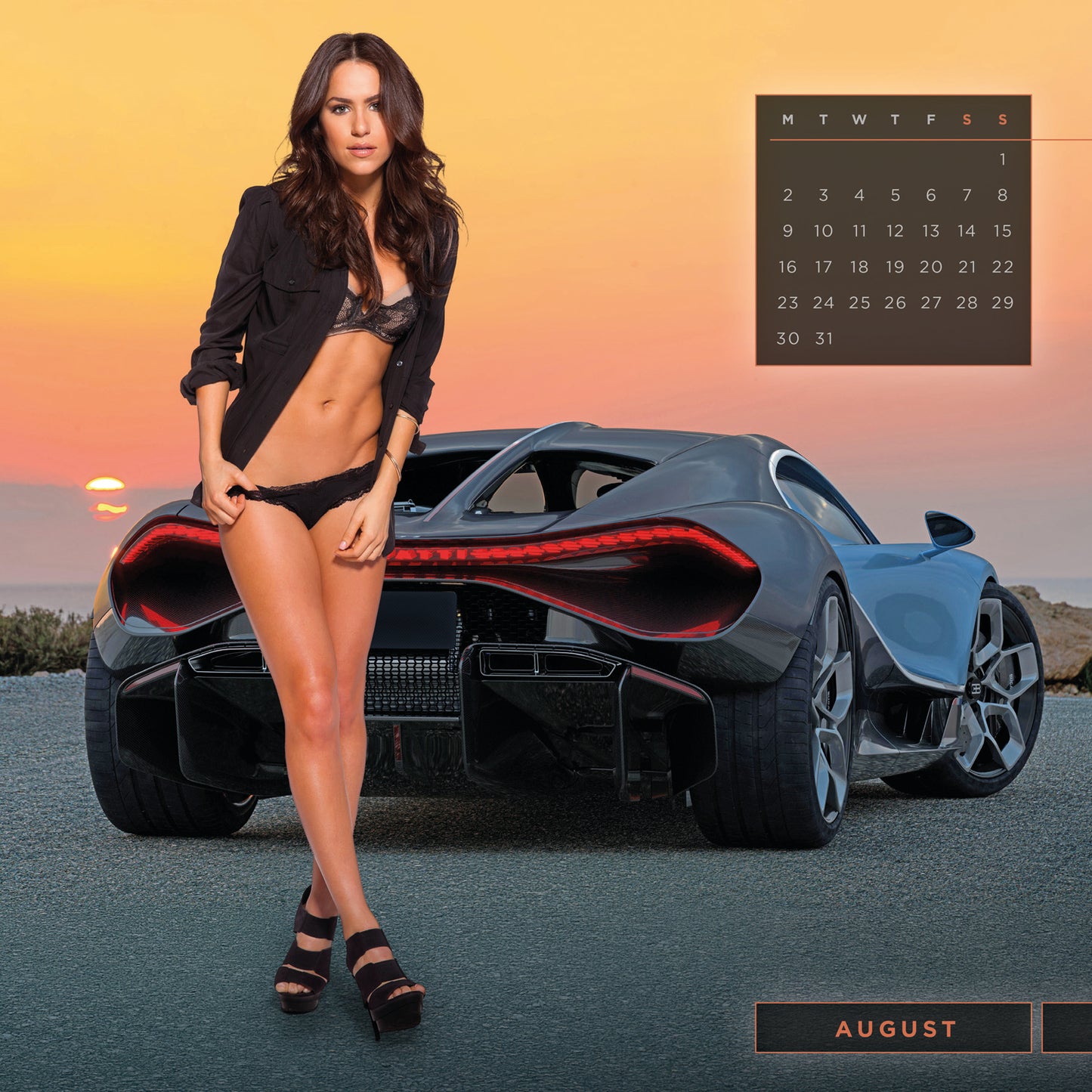 Girls & Cars Wiro Wall Calendar 2027