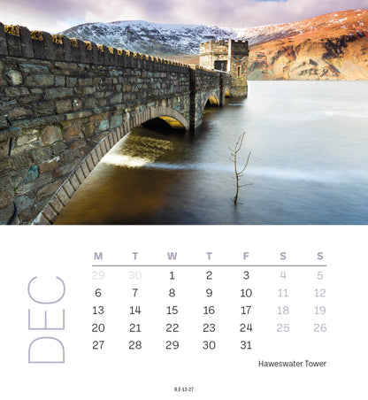 Lake District Mini Easel Calendar 2027