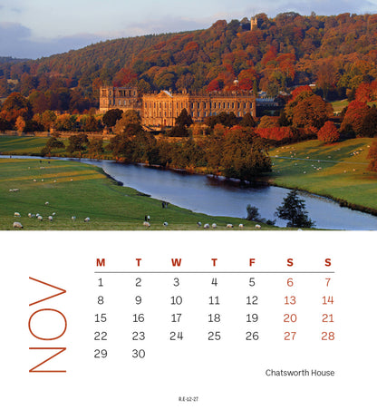 Peak District Mini Easel Calendar 2027