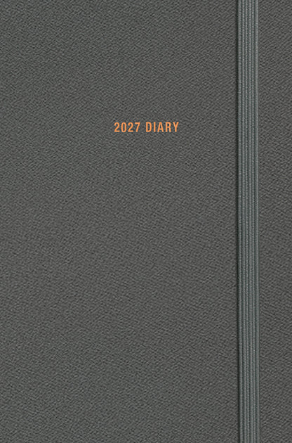 Fashion Diary Charcoal Pkt Diary 2027