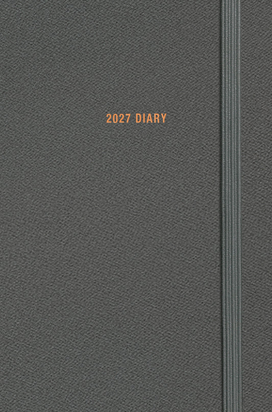 Fashion Diary Charcoal Pkt Diary 2027