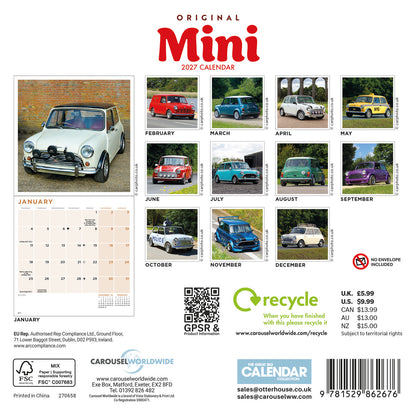 Mini Original Mini Calendar 2027