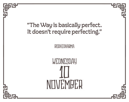 Wisdom of the East Mini Box Calendar 2027