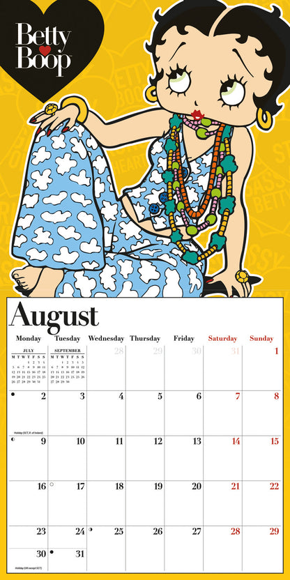 Betty Boop Wall Calendar 2027