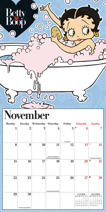 Betty Boop Wall Calendar 2027