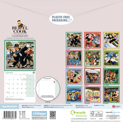 Beryl Cook Wall Calendar 2027