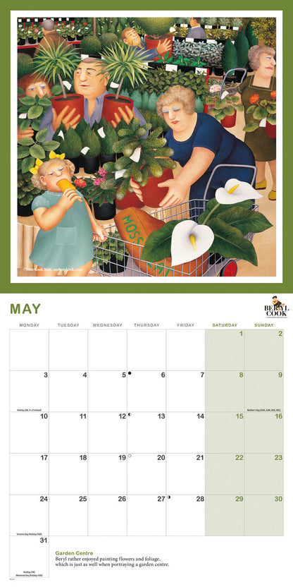 Beryl Cook Wall Calendar 2027