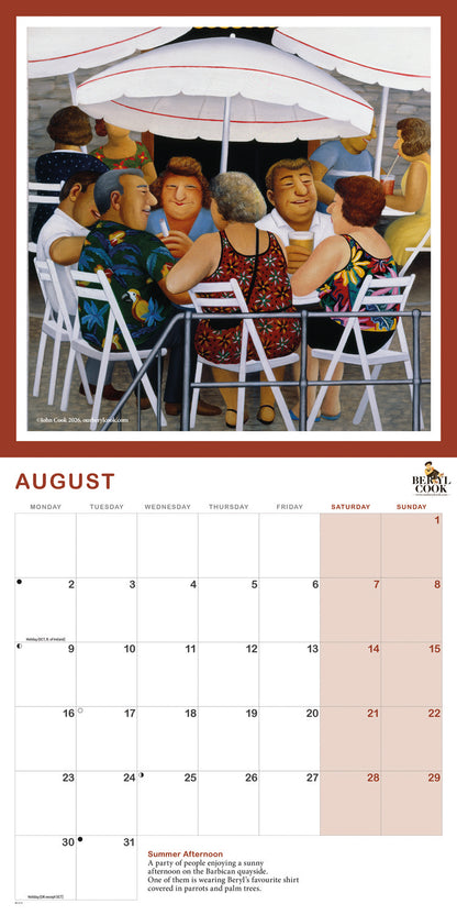 Beryl Cook Wall Calendar 2027