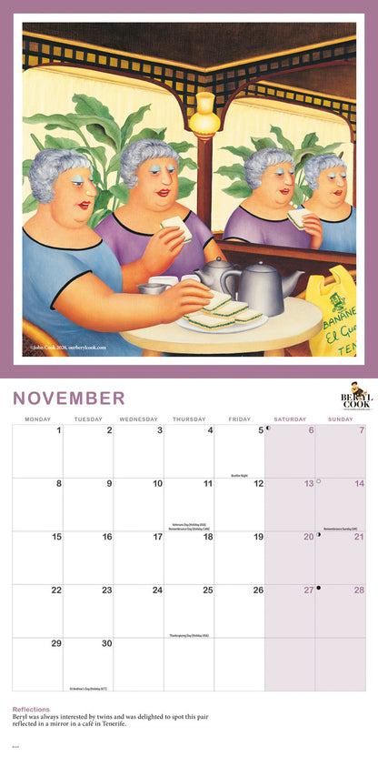 Beryl Cook Wall Calendar 2027