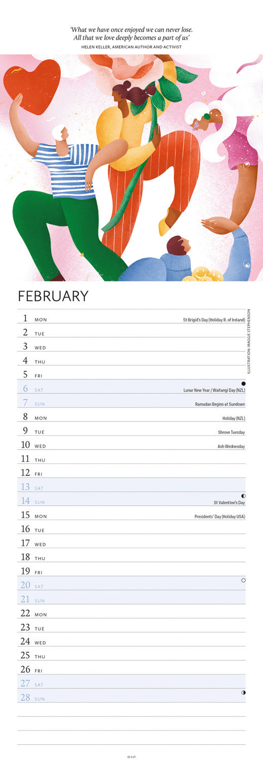 Breathe Slim Calendar 2027