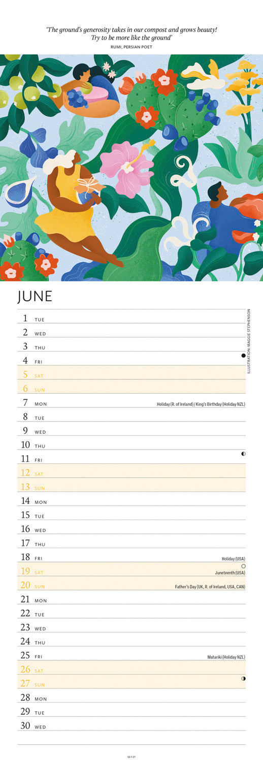 Breathe Slim Calendar 2027