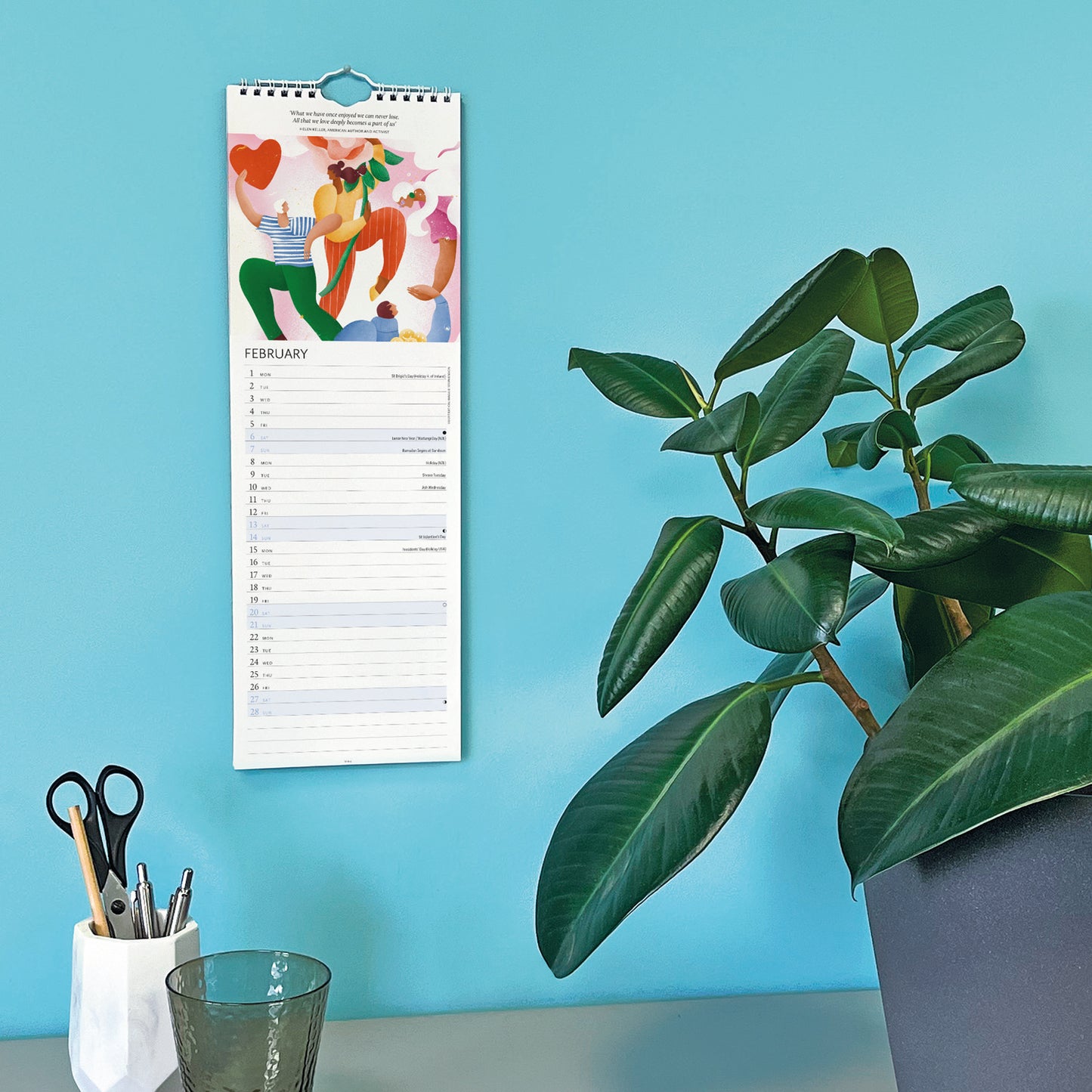 Breathe Slim Calendar 2027