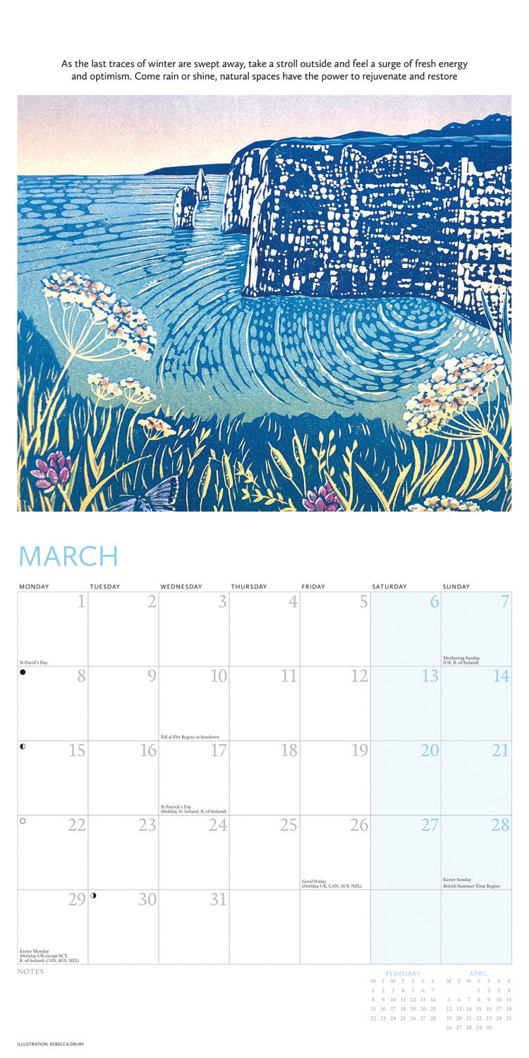 Breathe Wall Calendar 2027