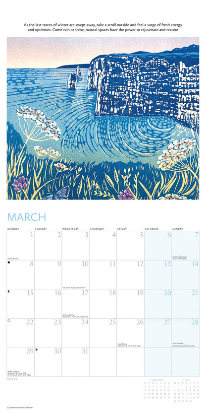 Breathe Wall Calendar 2027