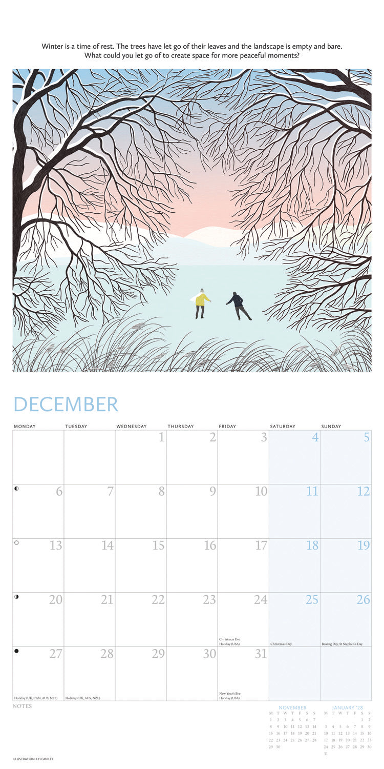 Breathe Wall Calendar 2027