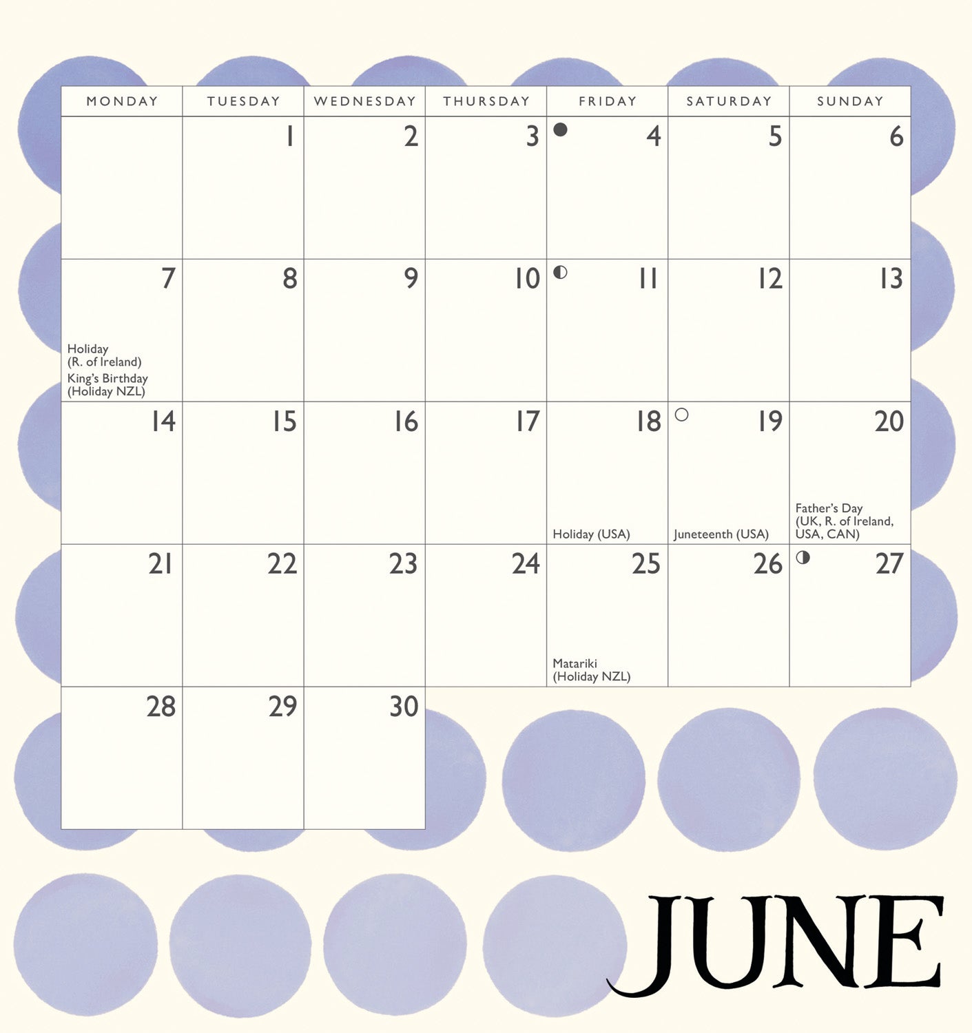 Emma Bridgewater Easel Calendar 2027