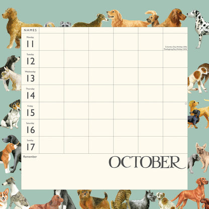 Emma Bridgewater Dates Dinners & Dog Walks WT Planner Wall Calendar 2027